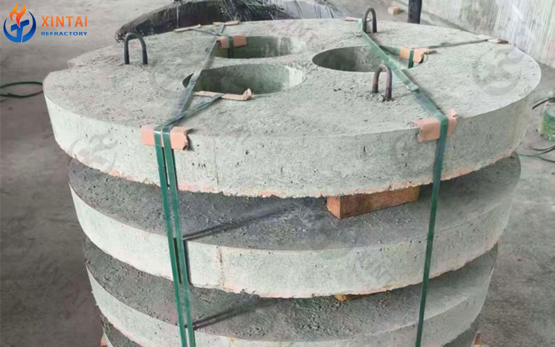 Electric Arc Furnace Roof Refractory Precast Shapes Factory